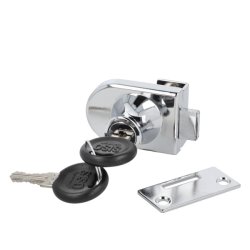 Vitrineskabsl�s "Fulla" til 4-6mm Glas - Samme N�gle (D20)