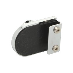 Vitrineskabsls "Fulla" til 4-6mm Glas - Forkromet