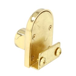 Vitrineskabsls "Fulla" til 8mm Glas - Messing Look