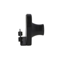 Vitrineskabsls "Fulla" til 4-6mm Glas - Sort