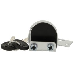 Vitrineskabsls "Lofn" til 6-8mm Glas - Samme Ngle