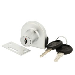 Vitrineskabsls "Lofn" til 6-8mm Glas - Samme Ngle