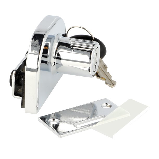 Vitrineskabsls "Lofn" t/4-6mm Dobbelt Glas - Samme Ngle