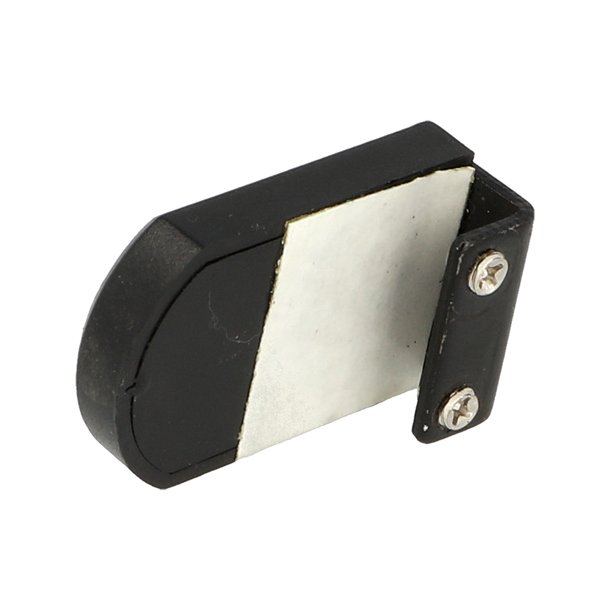 Vitrineskabsl�s "Audio" til 4-6mm Glas - Sort - Samme N�gle