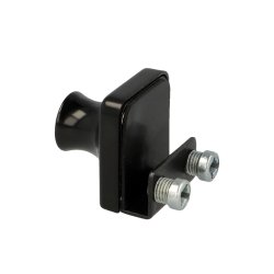 Vitrineskabsls "Gerd" til 4-6mm Glas - Sort