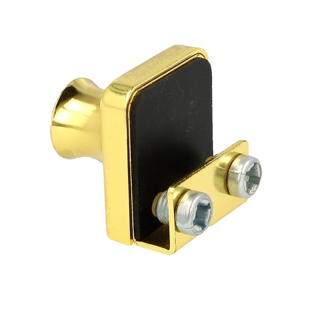 Vitrineskabsls "Gerd" til 4-6mm Glas - Messing Look