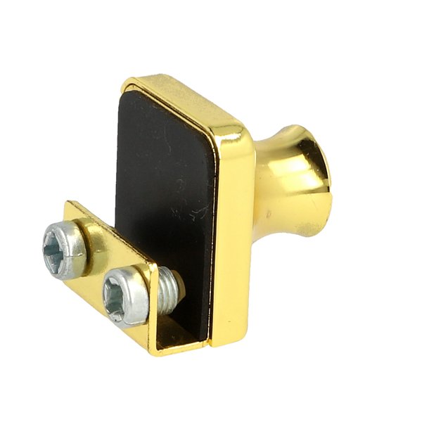 Vitrineskabsls "Gerd" til 4-6mm Glas - Messing Look