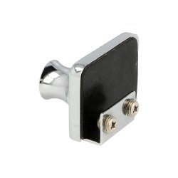 Vitrineskabsls "Gerd" t/4-6mm Dobbelt Glas - Forkromet