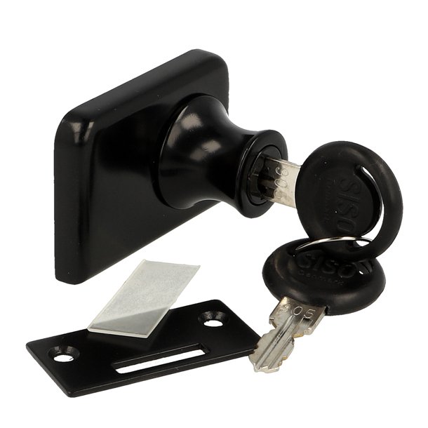 Vitrineskabsls "Gerd" t/4-6mm Dobbelt Glas - Samme Ngle