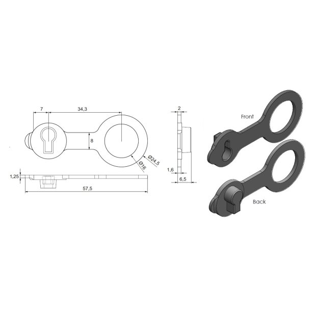 Beskyttelses Kappe til Skydedrsls "Syn"