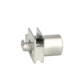 Vitrineskab Skyded�rs Trykl�s "Rind" - Alu Finish