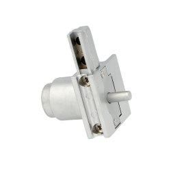 Vitrineskab Skydedrs Trykls "Njrun" - Alu Finish