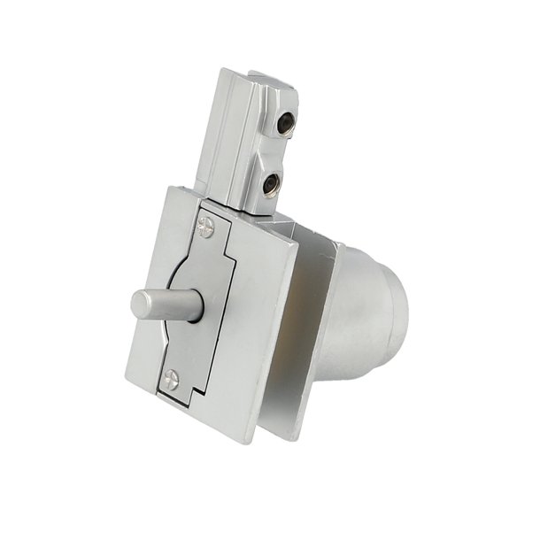 Vitrineskab Skydedrs Trykls "Njrun" - Alu Finish