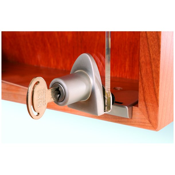 Vitrineskabsls "Vr" til 4-5mm Glas - Samme Ngle