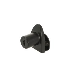 Vitrineskabsls "Vr" til 4-6mm Glas - Sort