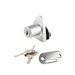 Vitrineskabsls "Vr" til 4-5mm Glas - Samme Ngle