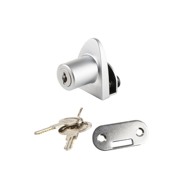 Vitrineskabsls "Vr" til 4-5mm Glas - Samme Ngle