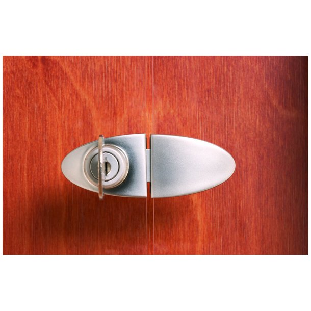 Slutblik til Vitrineskabsls "Gero" m/Dobbelt Glas