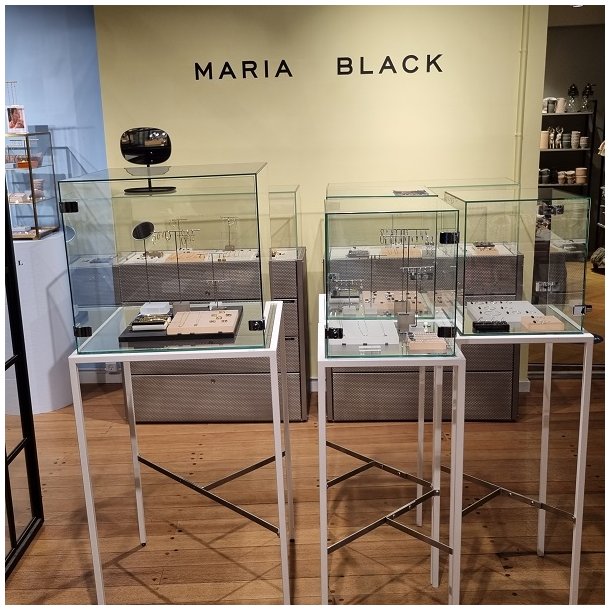 Vitrineskabsls "Sigyn" til 4-6mm Glas - Samme Ngle