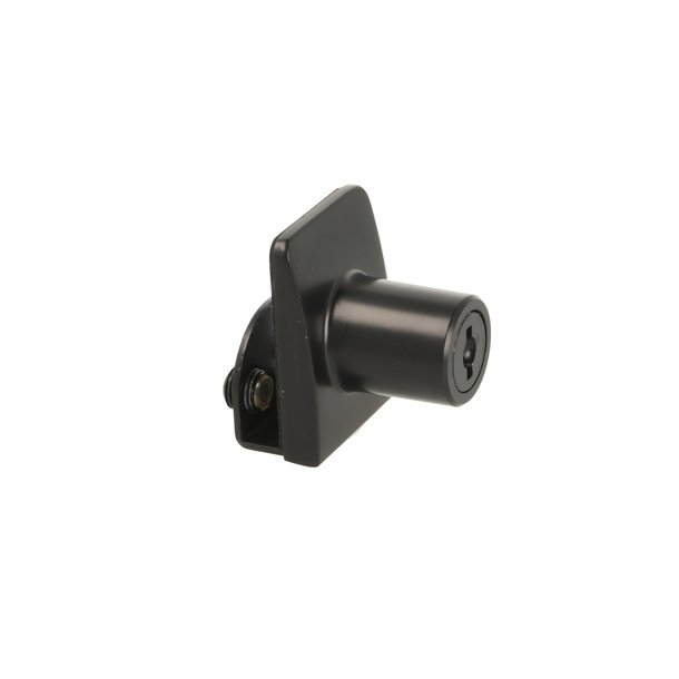 Vitrineskabsls "Sigyn" til 4-6mm Glas - Sort