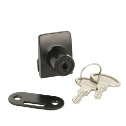 Vitrineskabsls "Sigyn" til 4-6mm Glas - Samme Ngle