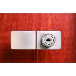 Slutblik til Vitrineskabsls "Sjfn" m/Dobbelt Glas