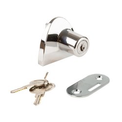 Vitrineskabsls "Gero" t/4-6mm Dobbelt Glas - Samme Ngle