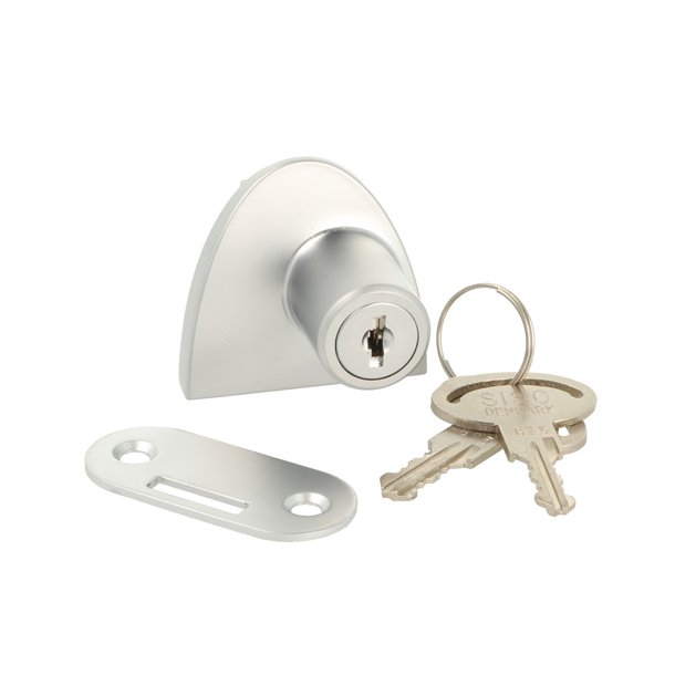 Vitrineskabsls "Gero" t/4-6mm Dobbelt Glas - Samme Ngle