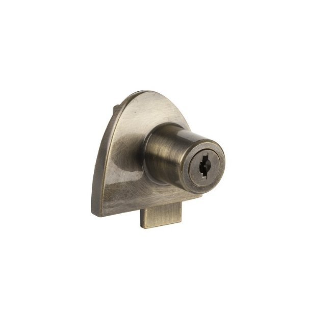 Vitrineskabsls "Gero" t/4-6mm Dobbelt Glas - Bronzeret