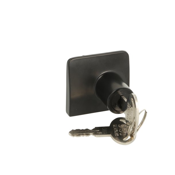 Vitrineskabsls "Sjfn" t/4-6mm Dobbelt Glas - Sort