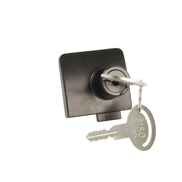 Vitrineskabsls "Sjfn" t/4-6mm Dobbelt Glas - Sort