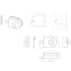 Glasdrls "Frigg" til 8-12mm Glas - Sort - Samme Ngle