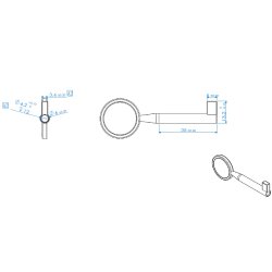 Mbelngle "Svein" i Bronze Look