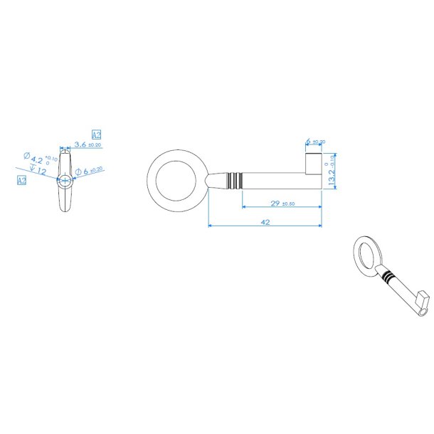 Mbelngle "Ulf" i Forniklet Look