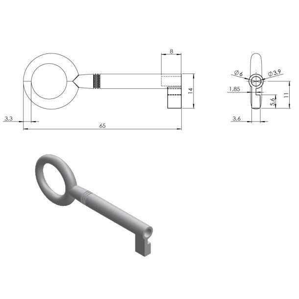 Mbelngle Nute 1001/2