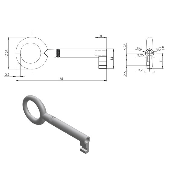 Mbelngle Nute 1001/3