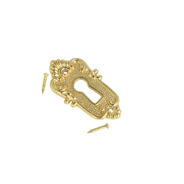 Ngleskilt "Ketil" i Poleret Messing Look