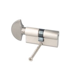 Profilcylinder 62mm med Vrider og Hovedngle Funktion M3