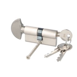 Profilcylinder 62mm med Vrider og Hovedngle Funktion M3