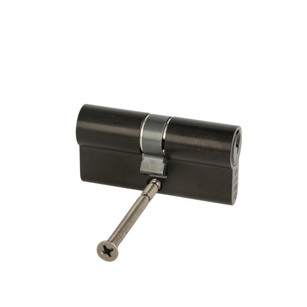 Profilcylinder 62mm - Samme Ngle - Sort Finish