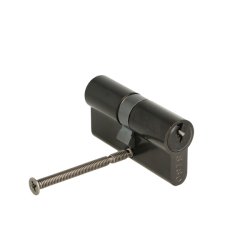 Profilcylinder 62mm - Samme Ngle - Sort Finish