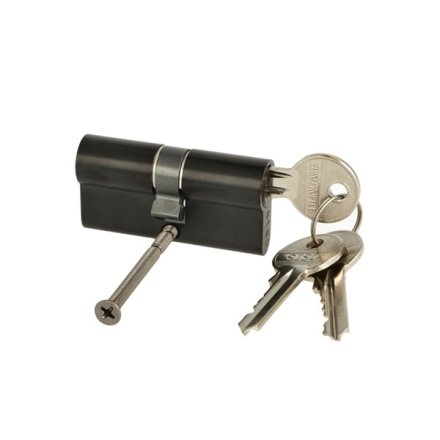 Profilcylinder 62mm med Hovedn�gle Funktion M3 - Sort