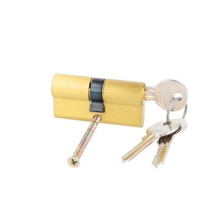 Profilcylinder 62mm - B�rstet Messing Finish