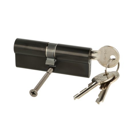 Profilcylinder 80mm - Sort Finish