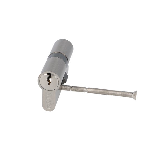 Profilcylinder 62mm - Brstet Rustfri Finish