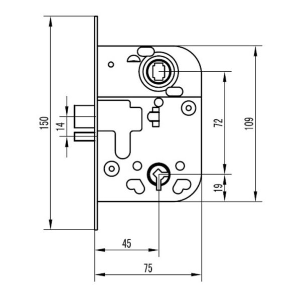Lsekasse 2014 - Mellemdrsls - Forkromet