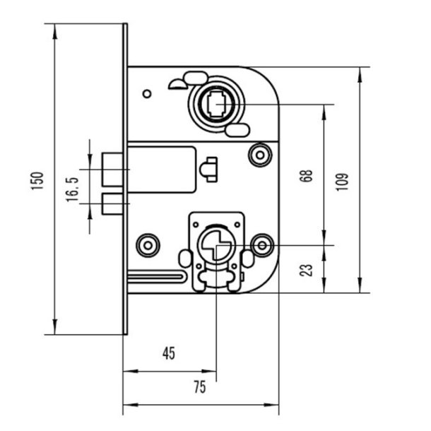 Lsekasse 2016 - Mellemdrsls - Forkromet
