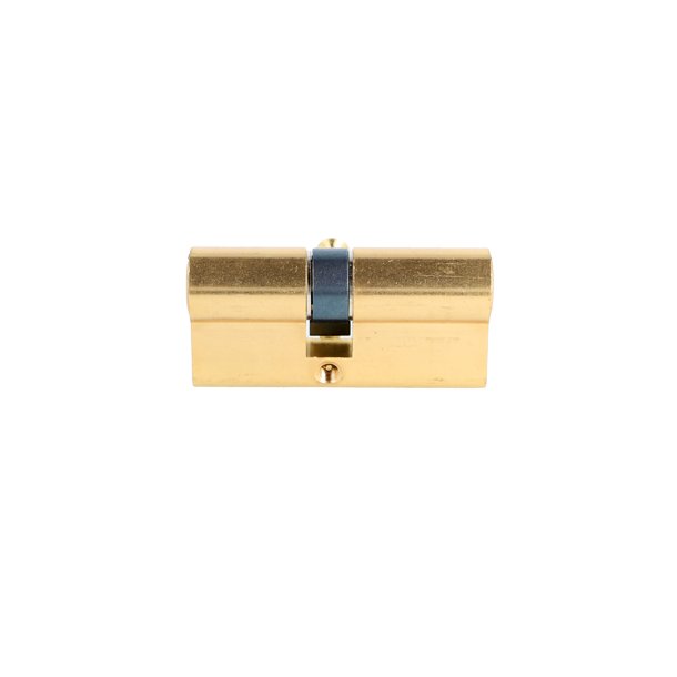 Profilcylinder 64,5mm - Poleret Messing Finish