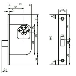 8788 Lsekasse uden Slutblik