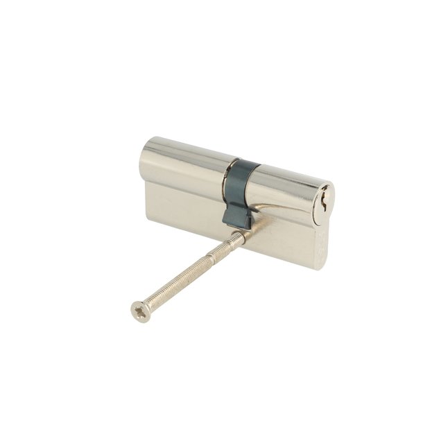 Profilcylinder 70mm - Poleret Forniklet